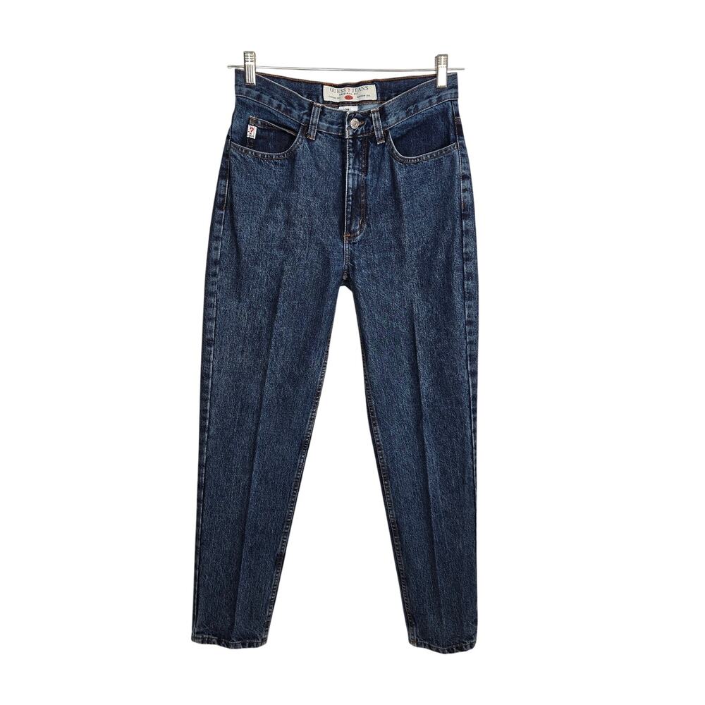 Vintage GUESS 80's 90's Y2K High Rise Tapered Leg Iconic "Mom Jeans" Size 29.
